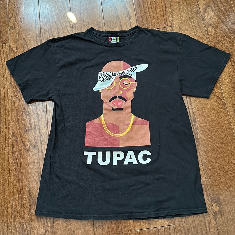 Cross Colours Tupac Shakur T-Shirt - Gem